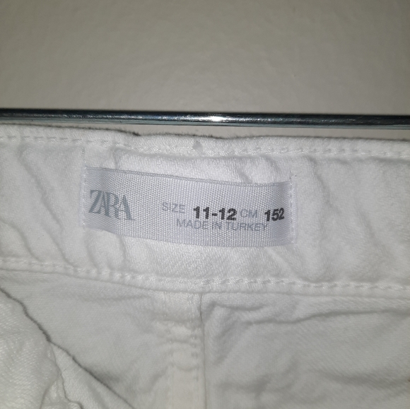 ZARA white jeans Size 11-12 - Picture 3 of 3